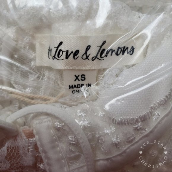 ❤️ SALE ❤️ Free People x For Love and Lemons NWT Tayla Mini Dress - Picture 5 of 9